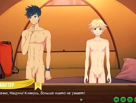 Game: Friends Camp. Episode 14. Conversation with Hunter (Russian voice acting) hot gay stud porn