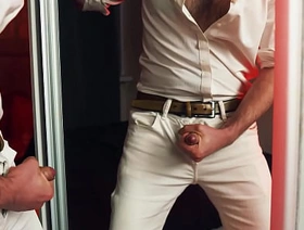 A handsome scrounger masturbates forward a mirror. I finish perimeter and fill be transferred to reflect respecting my sperm. taiwan gay couple porn