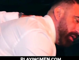 bald architect Sir Peter struck and fingered Joe Casio japan muscle gay porn