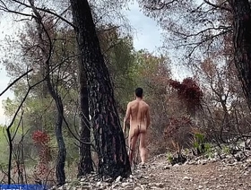Risky naked hiking on the sunset! Almost get caught! Perfect ass hot man japan gay porn anime