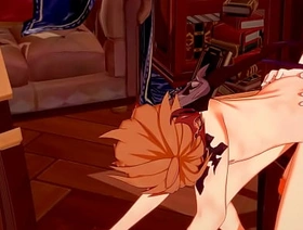 Genshin Onus Yaoi - Zhongli x Tartaglia Blowjob coupled with fucked - Sissy crossdress Japanese Asian Manga Anime Game Porn Gay singapore gay porn x