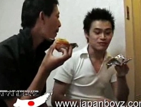 3 Japanese twinks pity shagging and sucking cock taiwan gay porn video