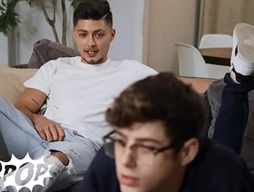 TWINKPOP - Angel Rivera Fucks Joey Mills' Mouth, Hale Pounds Him Until He Covers Him With His Load gay kneading asia porn