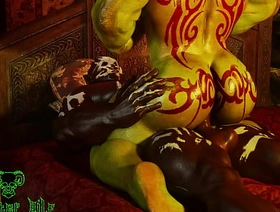 Orc Shamam buffando seu tank gay porn hot flick