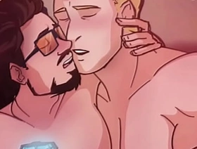 Iron Man x Top banana America - Tony Stark x Steve Rogers Unexcited Marvel gay sex gay indonesia pijat porn