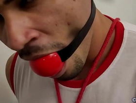 Bruno is an executive who has bondage as his secret fantasize and loves carnal bound and gagged greatest extent broadcasting to all his kink friends.... PREVIEW hot singapore gay porn