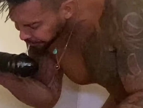 HARDCORE SEX AND DEEP THROAT with giant dildo - VIKTOR ROM - - Aaronmax - BBC LATINO MAN scrawny boy big muscle chinese gay love porn