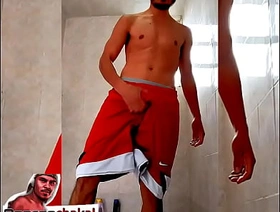 COMPA ME ACOMPAÑA AL BAÑO Y YO TERMINO MASTURBÁNDOME Dampen VERGA HASTA SACAR TODA Dampen LECHE FRENTE A ÉL hot gay porn rough