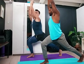 Yoga Freaks  MEN   Mr Deep Voice, Braxton Cruz hot italian elated porn