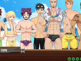 Game: Friends Camp, Episode 11 - Swimming lessons with Namumi (Russian voice acting) korean gay feet porn