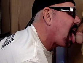 Gloryhole dude enjoys sucking and stroking exact dick china gay porn star