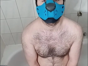 my master pees on me and i play with my bad dragon dildo hot gay domination porn