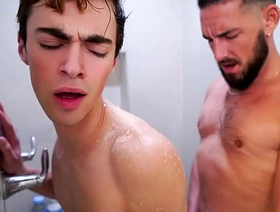 Derek Allen totally owns his accede stepson Nick Floyd's cute little bubble butt! Stepdaddy eats up the boy's asshole increased by bangs him silly in the shower! chinese muscle gay porn video