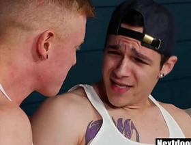 Hot cheerful buddies order photograph games & fuck in threesome hot anime men cheerful porn