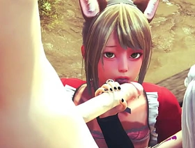 Yaoi Femboy - Threesome Femboys Hard Sex - Sissy crossdress Japanese Asian Manga Anime Game Porn Happy-go-lucky japan hot Happy-go-lucky porn