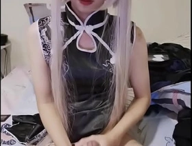 Asian CD cosplay Masturbate japan wanting gay porn