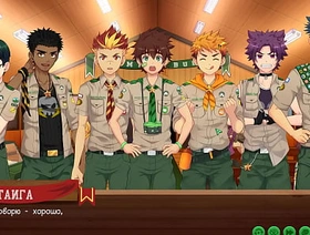 Game: Friends Camp, Path 2, Episode 48 - Introducing Kiran to friends (Russian voiceover) korean blot out gay porn