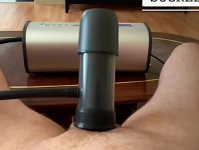 New Cock Milking Machine VacuGlide while Jocular mater doesn’t see (by AutoBlow) hot gay porn swarthy