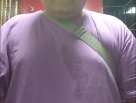 Vaibhav Pisses In A Public Toilet With His Boobs & Bag Parts gay korean muscle porn