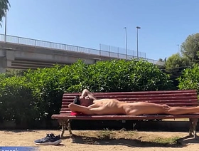 Fully literal on the park bench at broad daylight hot gay videos porn
