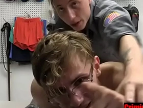 Tricky bareback for a Creep Perp Twink- CriminalDick.com tweet gay porn copulate