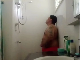 Vaibhav Jerks Off & Cums In The Shower chinese gay porn app