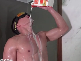 Soaked in milk! Is go wool-gathering how you inevitably when playing? sex gay porn hot