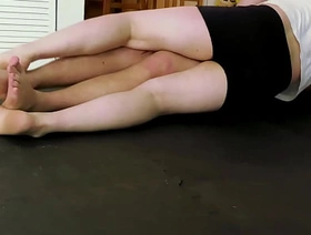 Barefoot guys Elis and Leo wrestling korean gay suck porn