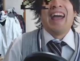 JAPANESE UGLY BASTARD NUTS IN HIS PANTS AFTER TALKING TO GIRL gay porn japan blowjob