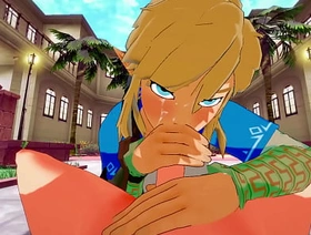 Zelda Genshin Impact Yaoi - Link x Tartaglia POV Handjob Blowjob and Fucked - Japanese asian manga anime game porn gay korean ai gay porn