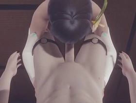 Genshin Impact Yaoi - Venti Arcont Blowjob with POV (uncensored) - Japanese asian manga anime game porn gay sissy virtual date japan gay porn