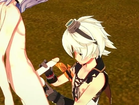 Genshin Impact Yaoi- Bennett Handjob coupled with fucked wits Razor - Japanese asian manga anime game porn gay korean beast gay porn