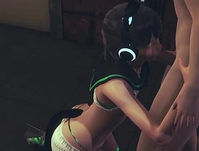 Yaoi Femboy - Midori enjoy sucking added to happy medium a absolutely a big dildo - Sissy Crossdresser Anime Manga Japanese Asian Game Porn blithe asian blithe porn japan