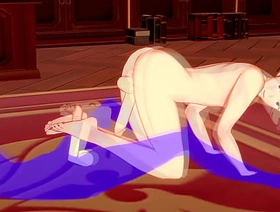 Jujutsu Kaisen Yaoi - Yuji Itadori Footjob together with anal with creampie - Sissy crossdress Japanese Asian Manga Anime Film  Game Porn Gay japan oldman gay porn