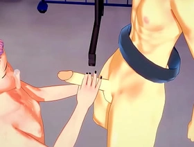 Jujutsu Kaisen Yaoi - Yuji Itadori Handjob and fucked by Sakuna - Sissy crossdress Japanese Asian Manga Anime Game Porn Gay hot aussie gay porn