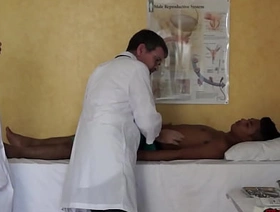 Asian patient anal licked while threeway breeded by doctors hot brothers gay porn