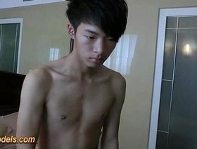 Cute Asian Twink Caterpillar Off After Shower chinese gay solo porn