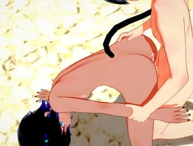 Yaoi - Catboy x Foxboy bareback twice - Sissy crossdress Japanese Asian Manga Anime Coating  Game Porn Gay korean gay verge on porn