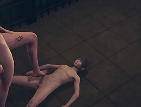 Genshin Full force Yaoi - Venti Blowjob and Footjob - Sissy crossdress Japanese Asian Manga Anime Game Porn Gay handsome chinese gay porn