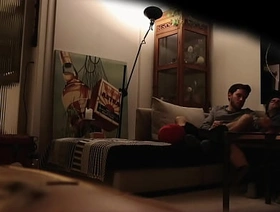 My grand step father prohibited me jerking my joyful boyfriend! REAL grand son korean joyful swell up porn