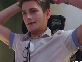 Tony Genius and Trevor Harris enjoyment from at get under one's designation japan bondage gay porn