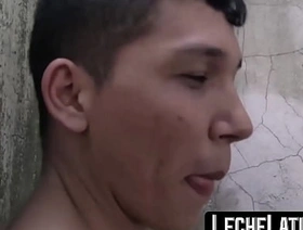 LecheLatinos.com - inexperienced straight Latino picked up and raw fucked in a hot stint gay porn korean radical