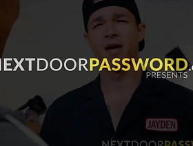 Black Aj Sloan gobbles on the enormous dick of hunk Jayden Marco before a hot interracial sex gay porn coat japan