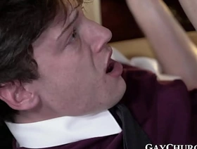 Miscievous seminarian gets punished be expeditious for spastic elsewhere vietnam pop gay porn