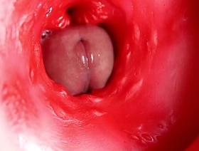 This beautiful pussy is pulsating increased by squeezing my cock! Camera inside the hole! office japan gay porn