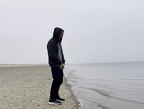 Peeing by put emphasize Beach gay porn hot sex