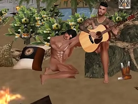 Uncovered BEACH FIREPIT japan gay hot porn