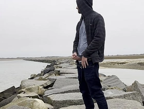 Discomfit Hard on Rocks by chug-a-lug korean gay big dick porn