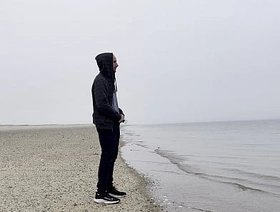 Peeing in the Ocean at the Beach hot robust gay porn