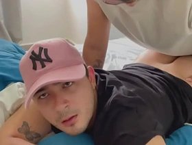 Hot friend takes advantage when she sleeps and eats her ass bareback hot gay porn gif